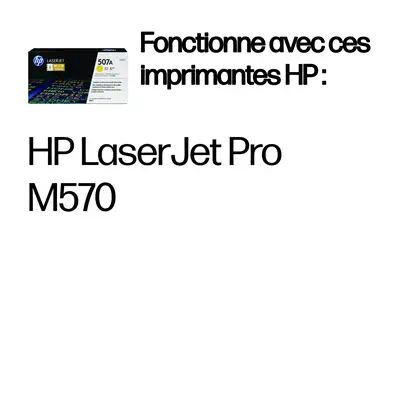 HP 507A toner LaserJet jaune authentique - Toner - visuel 2