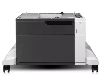 Comparaison Chargeur HP LaserJet 1x500-sheet avec armoire et socle