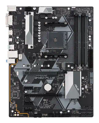 ASUS PRIME B450-PLUS AMD B450 Emplacement AM4 ATX Asus - visuel 1 - hello RSE - Connecteur USB 3.1 Gen1 en façade