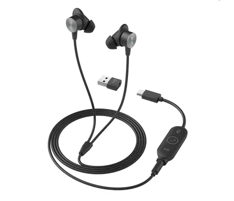 Logitech Zone Wired Earbuds Logitech - visuel 1 - hello RSE - SOYEZ ENTENDU. SOYEZ ÉLÉGANT