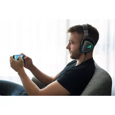 ASUS ROG Delta Casque Avec fil Arceau Jouer Noir - Asus - Casque Micro - visuel 9