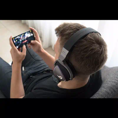 ASUS ROG Delta Casque Avec fil Arceau Jouer Noir - Asus - Casque Micro - visuel 10
