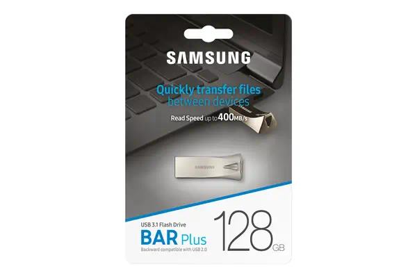 Samsung MUF-128BE lecteur USB flash 128 Go USB Type-A 3.2 Gen 1 (3.1 Gen 1) Argent - Adaptateur stockage - visuel 7