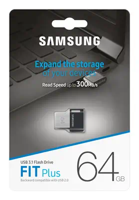 Samsung MUF-64AB lecteur USB flash 64 Go USB Type-A 3.2 Gen 1 (3.1 Gen 1) Gris, Argent - Adaptateur stockage - visuel 7