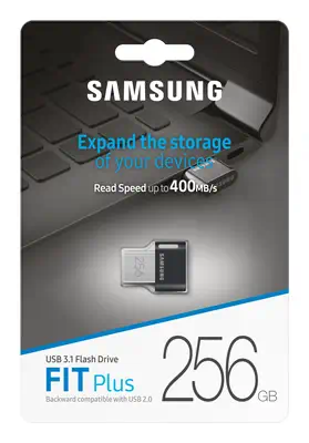Samsung MUF-256AB lecteur USB flash 256 Go USB Type-A 3.2 Gen 1 (3.1 Gen 1) Gris, Argent - Adaptateur stockage - visuel 7