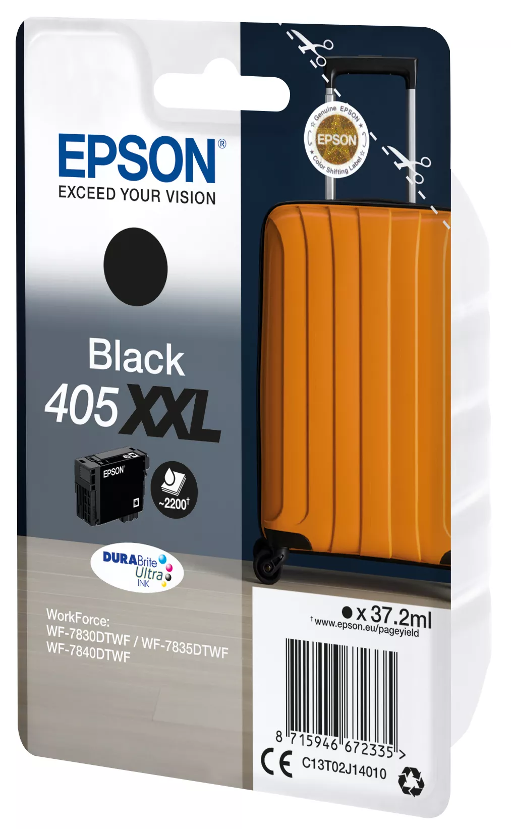 Vente EPSON Singlepack Black 405XXL DURABrite Ultra Ink Epson au meilleur prix - visuel 2