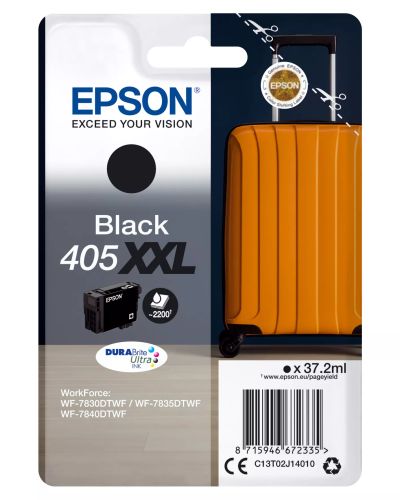 Revendeur officiel Cartouches d'encre EPSON Singlepack Black 405XXL DURABrite Ultra Ink