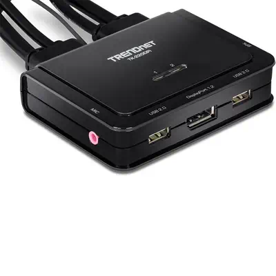 Trendnet TK-220DPI commutateur écran, clavier et souris Noir - Accessoire Réseau - visuel 5