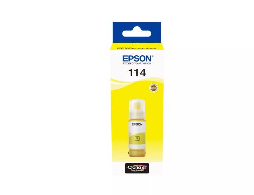 Revendeur officiel Cartouches d'encre EPSON 114 EcoTank Yellow ink bottle