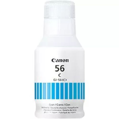 Revendeur officiel Cartouches d'encre CANON GI-56 C EUR Cyan Ink Bottle