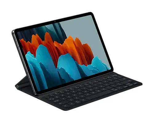 SAMSUNG Galaxy Tab S7/S8 Bookcover Keyboard Slim Black Samsung - visuel 1 - hello RSE - Dites adieu aux microbes