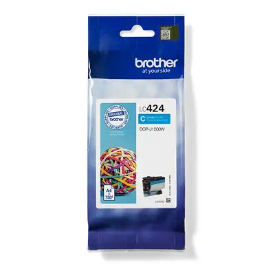 LC424C - Cartouche d'encre transparente Brother - cyan - Cartouches d'encre - visuel 1