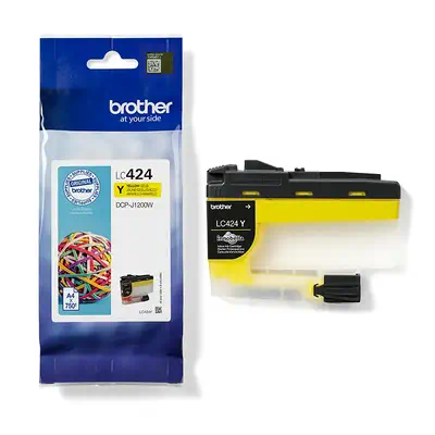 LC424Y - Cartouche d'encre transparente Brother - jaune - Cartouches d'encre - visuel 3