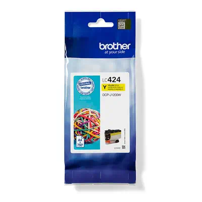 LC424Y - Cartouche d'encre transparente Brother - jaune - Cartouches d'encre - visuel 1
