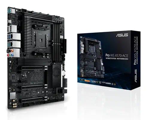 ASUS Pro WS X570-ACE AMD X570 Emplacement AM4 ATX - Asus - Carte mère - visuel 1