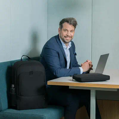 DICOTA Eco Backpack BASE 35,8 cm (14.1") Sac à dos Noir - Dicota - Sacoche & Housse - visuel 5