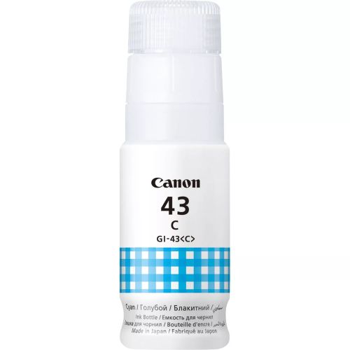 Revendeur officiel Cartouches d'encre CANON GI-43 C EMB Cyan Ink Bottle