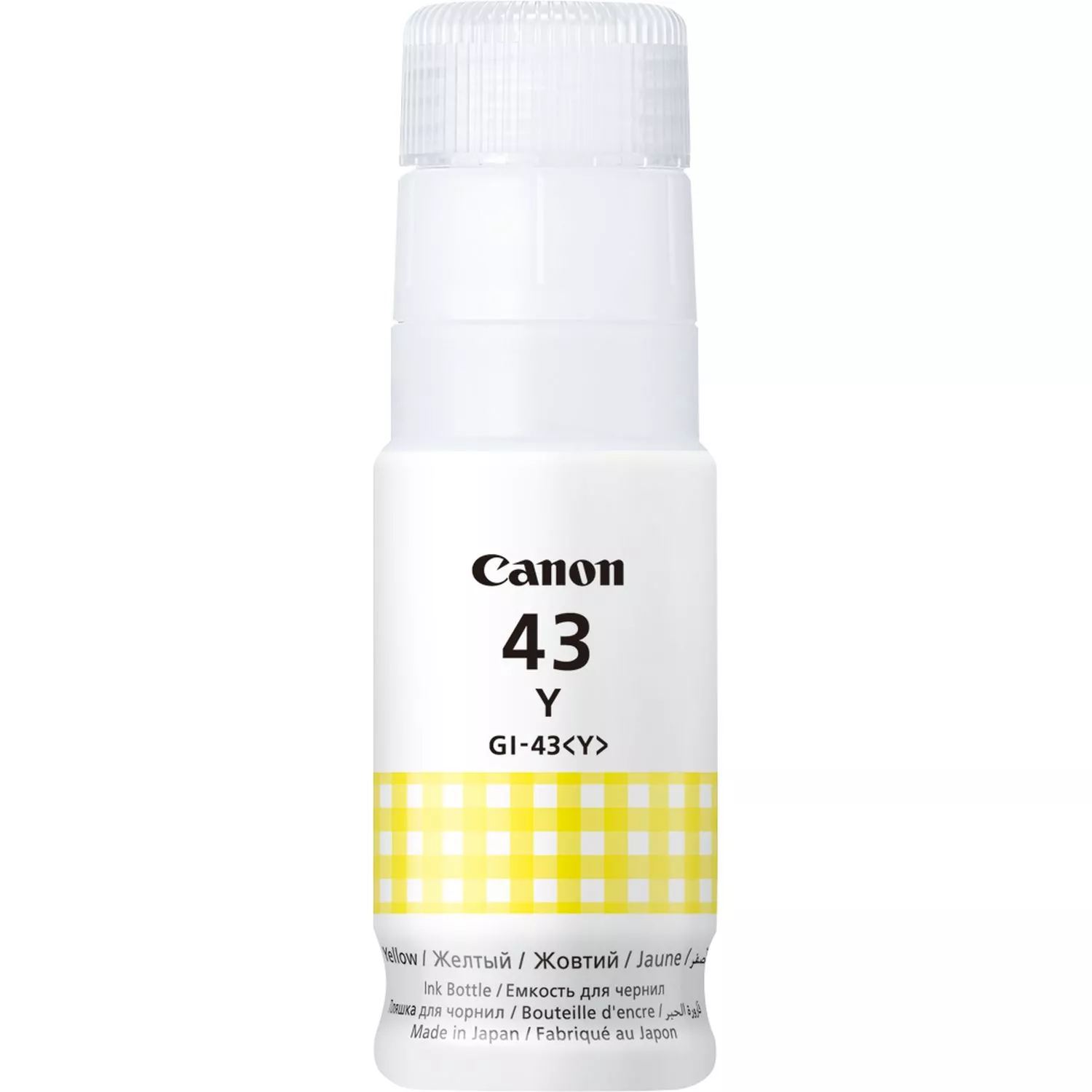 Achat CANON GI-43 Y EMB Yellow Ink Bottle et autres produits de la marque Canon