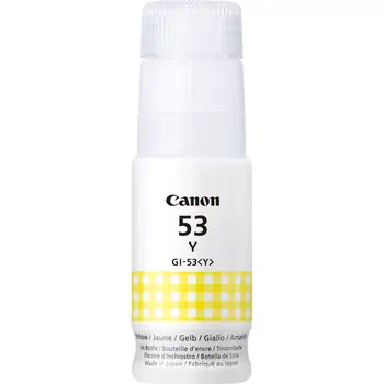 Achat Cartouches d'encre CANON GI-53 Y EUR Yellow Ink Bottle