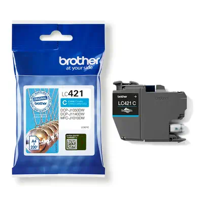 LC421C - Cartouche d'encre originale Brother - Cyan - Cartouches d'encre - visuel 4
