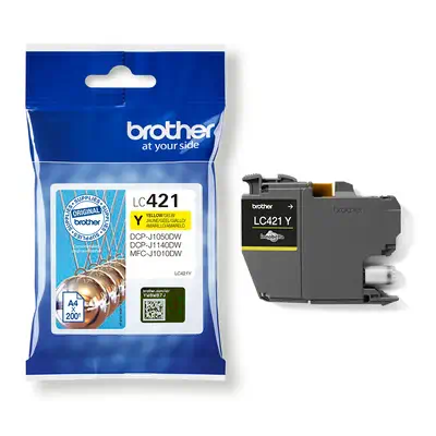 LC421Y - Cartouche d'encre originale Brother - jaune - Cartouches d'encre - visuel 4