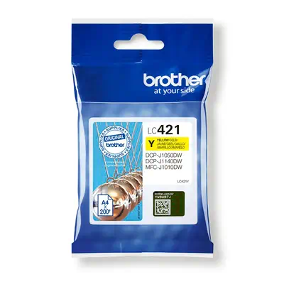LC421Y - Cartouche d'encre originale Brother - jaune - Cartouches d'encre - visuel 1