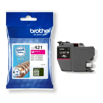 LC421M - Cartouche d'encre originale Brother - Magenta - Cartouches d'encre - visuel 5