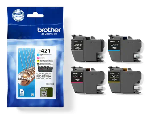 LC421VAL - Pack de 4 cartouches d'encre originales Brother - Cartouches d'encre - visuel 3