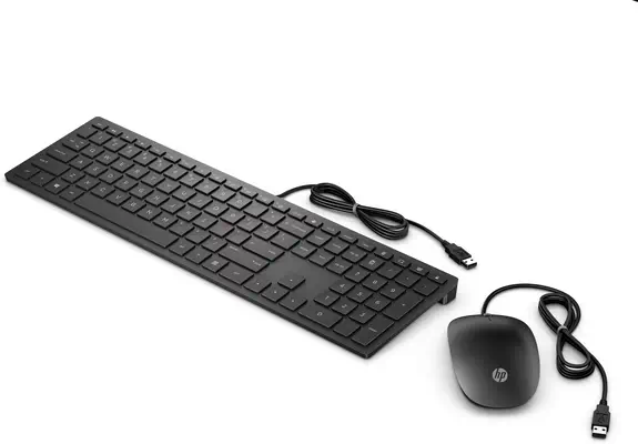Clavier et souris filaires HP Pavilion 400 HP - visuel 1 - hello RSE - Un voyant pour une meilleure précision
