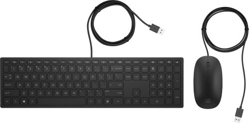 Revendeur officiel Pack Clavier, souris HP Pavilion Wired Keyboard and Mouse 400 FR