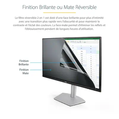 Filtre de Confidentialité Écrans PC 23 pouces - Écran Confidentialité Ordinateur - Filtre Ordinateur - StarTech - Protection d'écran et Filtre - visuel 10