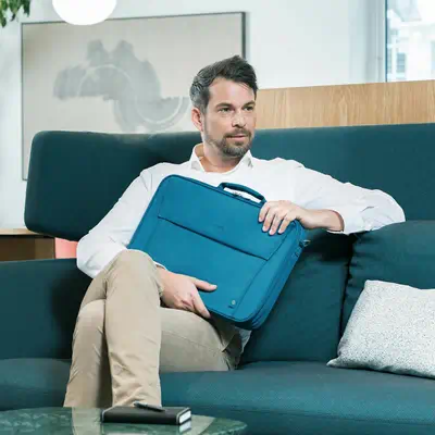 DICOTA Eco Multi BASE 39,6 cm (15.6") Malette Bleu - Dicota - Sacoche & Housse - visuel 5