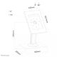 Achat NEOMOUNTS TABLET-D300WHITE Tablet Desk Stand for sur hello RSE - visuel 3