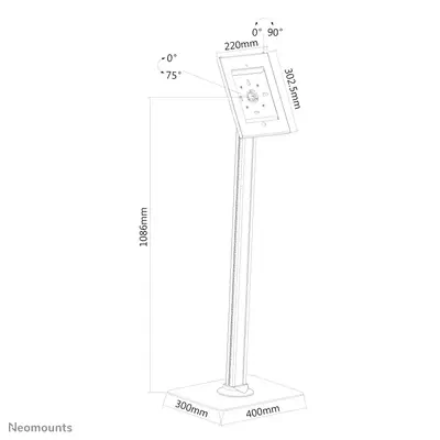 Neomounts support de tablette - Accessoires Tablette - visuel 3