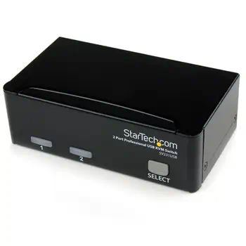 Livraison rapide Commutateur KVM 2 Ports VGA USB - Switch KVM - 1920x1440