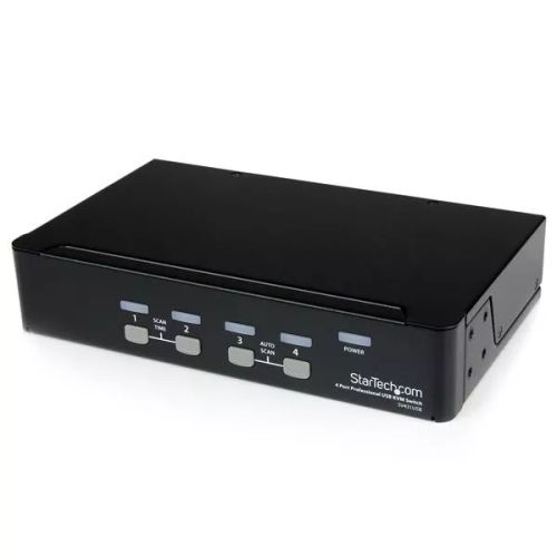 Revendeur officiel Switchs et Hubs StarTech.com Commutateur KVM 4 Ports VGA USB, Montage