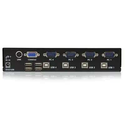 Commutateur KVM 4 Ports VGA USB, Montage en Rack - Switch KVM - 1920x1440 - StarTech - Switchs et Hubs - visuel 3