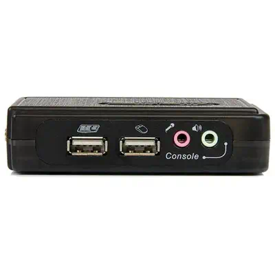 Kit commutateur KVM USB VGA à 2 ports avec audio et câbles - Switch KVM - Noir - StarTech - Switchs et Hubs - visuel 3