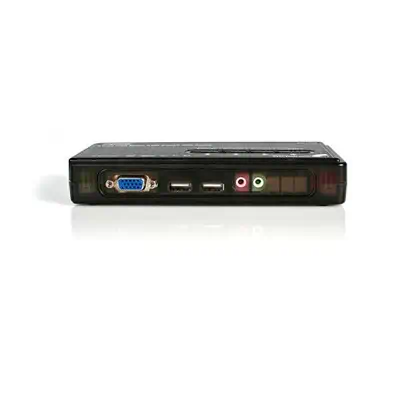 Kit commutateur noir KVM USB 4 ports avec audio et câbles - StarTech - Switchs et Hubs - visuel 3