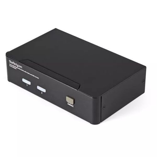 Revendeur officiel Switchs et Hubs StarTech.com Commutateur KVM HDMI USB 2 ports avec audio et concentrateur USB 2.0
