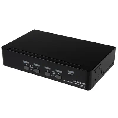 Commutateur KVM DisplayPort USB 4 ports avec audio - StarTech - Switchs et Hubs - visuel 2