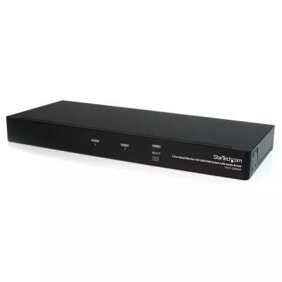 Achat Accessoire Réseau StarTech.com Switch KVM USB 4 Ecrans DVI pour 2 sur hello RSE