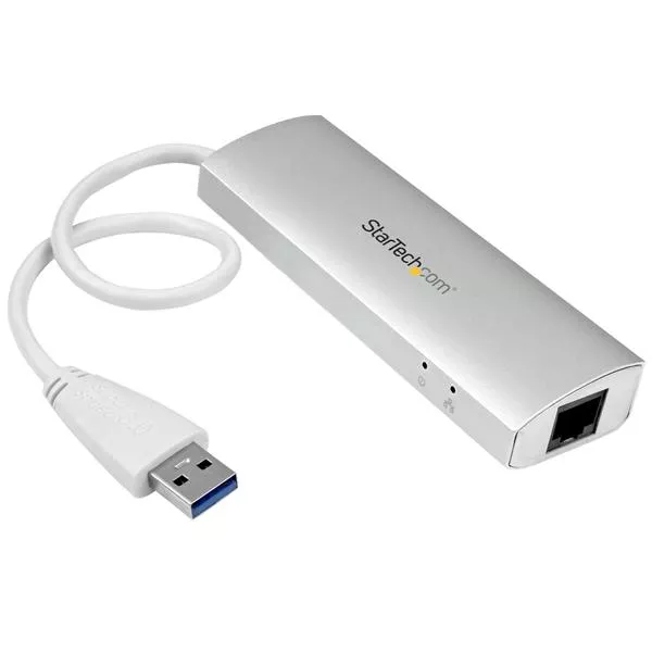 Vente StarTech.com Hub USB à 3 Ports avec Ethernet, StarTech.com au meilleur prix - visuel 2