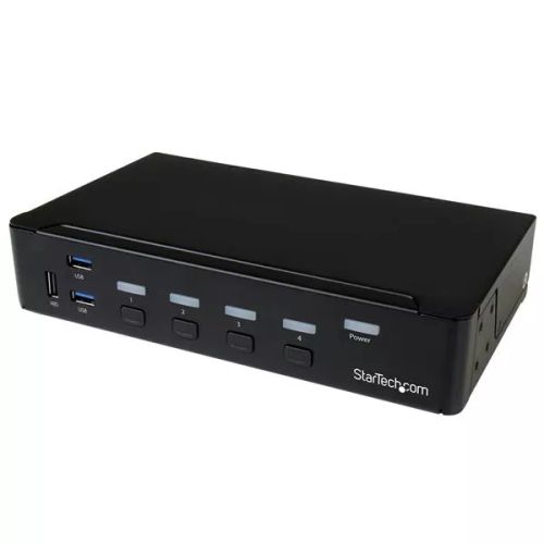 Vente Switchs et Hubs StarTech.com Switch KVM USB DisplayPort à 4 ports avec hub USB 3.0 intégré - 4K 30 Hz sur hello RSE