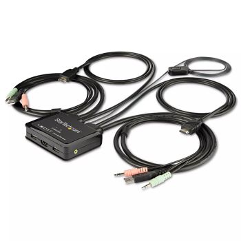 Achat StarTech.com Commutateur KVM HDMI à 2 ports avec câbles incorporés - USB 4K 60Hz au meilleur prix