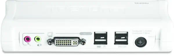 Trendnet TK-204UK commutateur écran, clavier et souris - Accessoire Réseau - visuel 1