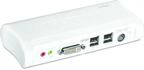 Trendnet TK-204UK commutateur écran, clavier et souris - Accessoire Réseau - visuel 2