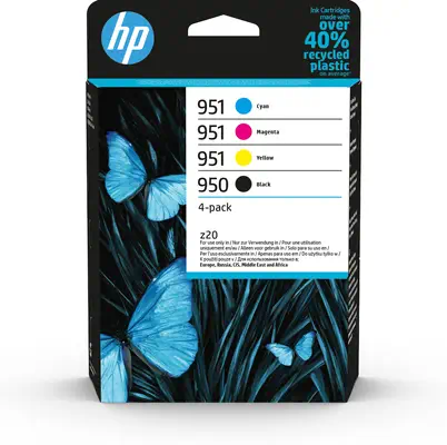 950 Pack de 4 cartouches d'encre noire/951 Pack de 4 cartouches d'encre cyan/magenta/jaune authentiq - HP - Cartouches d'encre - visuel 9