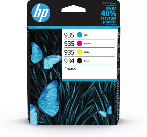 Vente Cartouches d'encre HP 934 Black 935 CMY Ink Cartridge 4-Pack sur hello RSE