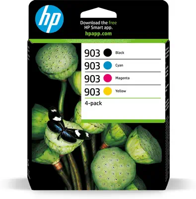 903 Pack de 4 cartouches d'encre Noir/Cyan/Magenta/Jaune authentiques - HP - Cartouches d'encre - visuel 9